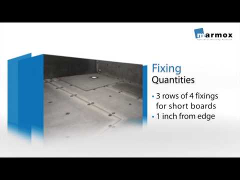 Marmox Multiboard Onto Wooden Floor With Screws/Washers