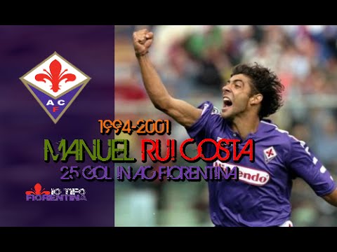 ⑩ Manuel Rui Costa  ● Top 25 Gol with AC Fiorentina