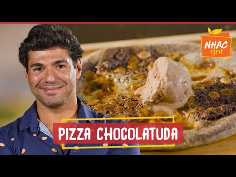 🍫 Grilled CHOCOLATE Pizza with ICE CREAM | Felipe Bronze | Perto do Fogo