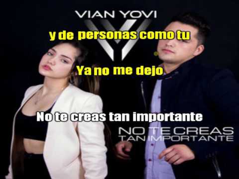 download lagu mp3 mp4 Karaoke No Te Creas Tan Importante Vian Yovi, download lagu Karaoke No Te Creas Tan Importante Vian Yovi gratis, unduh video klip Karaoke No Te Creas Tan Importante Vian Yovi