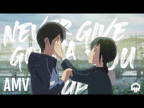 AMV Never Gonna Give You Up Remix | Ghost Astley Tokyo | Anime Video Mix 4K