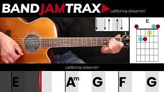 California Dreamin' - The Mamas & The Papas | EASY GUITAR LESSON | Scrolling Chords