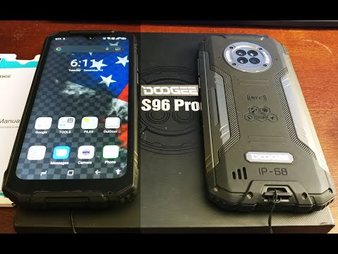 DOOGEE S96 Pro: Android 10: Night Vision Camera: IP68 & IP69K: 8G RAM & 128G ROM.  One week of usage