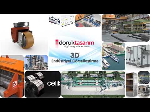 3D Endüstriyel Görselleştirme ve Animasyon