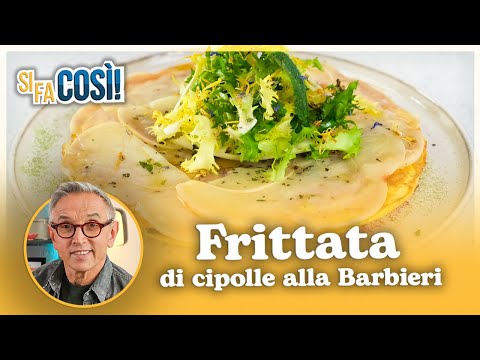 Frittata di cipolle alla Barbieri - Si fa così | Chef BRUNO BARBIERI