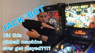 Williams JACK BOT Did this pinball machine ever get played??!?