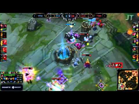 TSM WildTurtle goes Wild vs YFW - IEM Katowice 2015 x Game 3 - League of Legends
