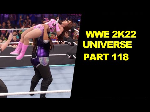 WWE 2K22 Universe Isabela vs Nia Jax Part 118