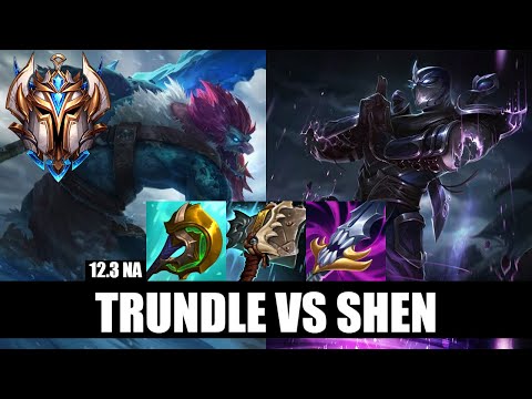 Trundle Top vs Shen Challenger NA 12.3