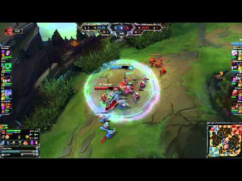 Jarvan Vs Vlad 1v1 (with the help of nunu)