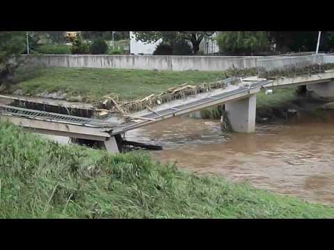Gößnitz Pleisse nach dem Hochwasser
