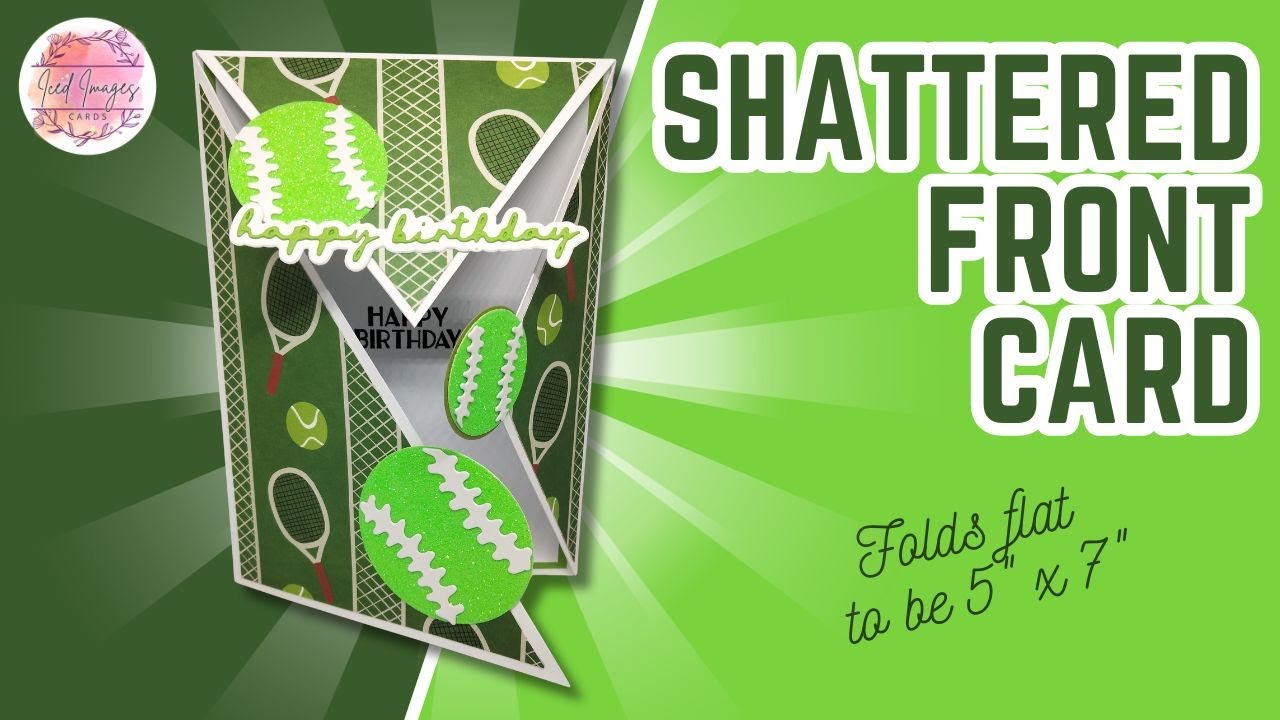 5x7 Shattered Front Card