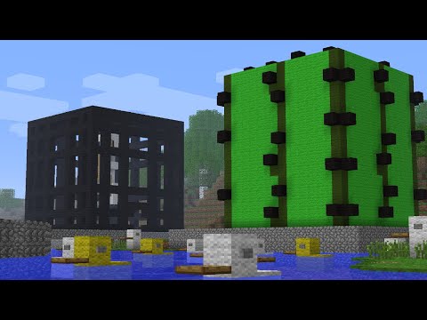 Insane Minecraft Beta Glitch - Enormous Blocks!!