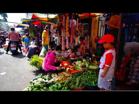 Phnom Penh Village Food Show 2020 - Market Food Tour At Samaki Market