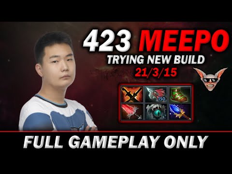 423 TRYING NEW BUILD, MEGAMEEPO WITH SANGE YASHA - Full Gameplay Meepo #395