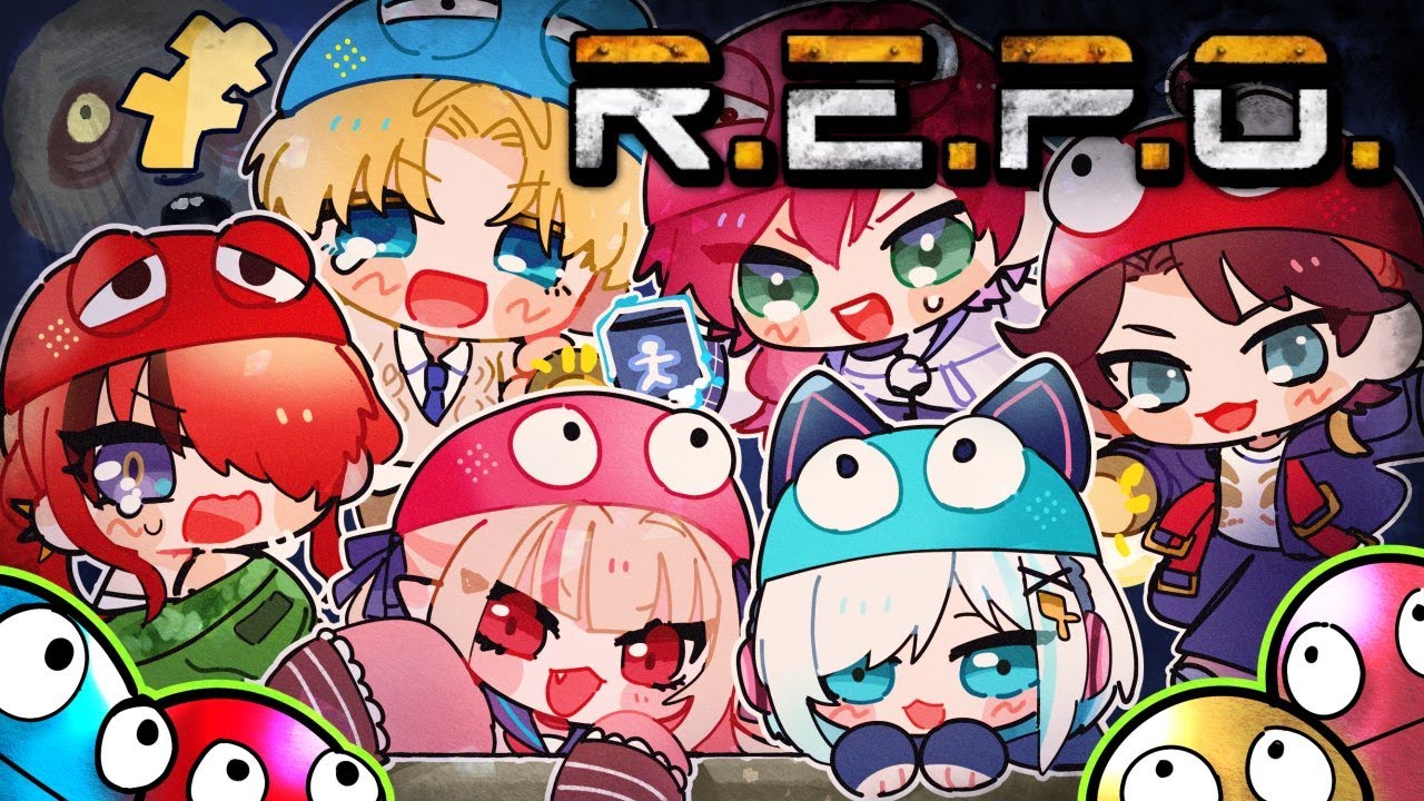 【R.E.P.O】６人でれぽ！歯茎出しても余裕だよね！！三枝/りりむ/エクス/レイン/ローレン【アルス・アルマル/にじさんじ】