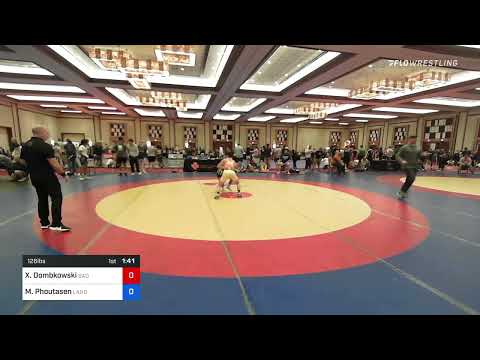 126 Lbs Consi Of 8 #2 - Xavier Dombkowski, Bad Karma Wrestling Club Vs Michael Phoutasen, Landstow