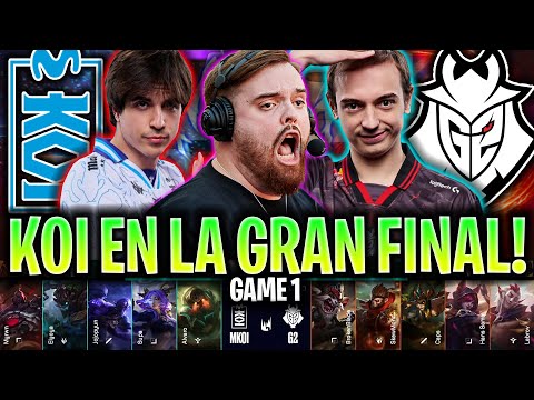 G2 SPORTS VS MOVISTAR KOI - GRAN FINAL - LEC - PRIMAVERA 2025 - LEAGUE OF LEGENDS