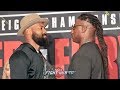 GERALD WASHINGTON VS. CHARLES MARTIN - FULL FACE OFF VIDEO - LAS VEGAS GRAND ARRIVALS