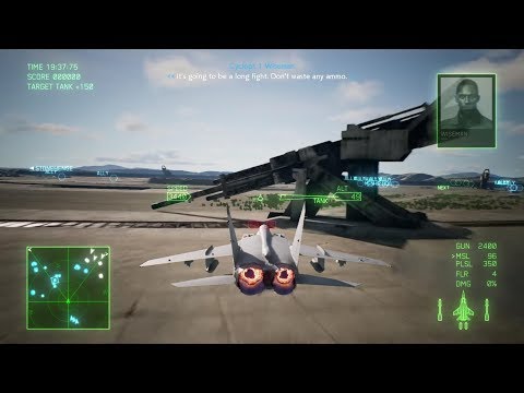 Ace Combat 7 Playthrough | Mission 12 | Stonehenge Defensive (Expert Controls)