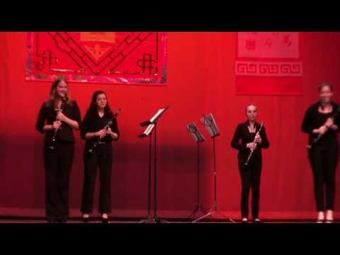 Clarinet Quartet 黑管四重奏 - OCPA Chinese New Year Gala 2014