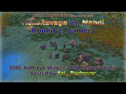 AoL_Destroyer's Vanilla Winter Championship, R2 - HellsRavage vs. Mahdi, Game 3 - Age of Mythology