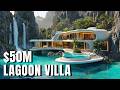 Inside A 50 Millions Cliffside Villa Waterfall Lagoon Pure Architectural Luxury