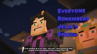 Download lagu Minecraft: Story Mode Episode 8 A Journey's End - Everyone Remember's Your Speech mp3