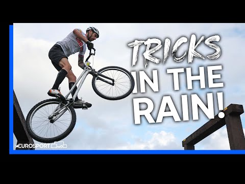 Technical Skill On Display In The UCI Championships Mens Trials Final | Eurosport