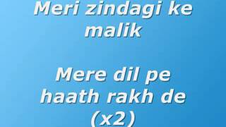 Meri Zindagi Ke Malik with Lyrics - YouTube