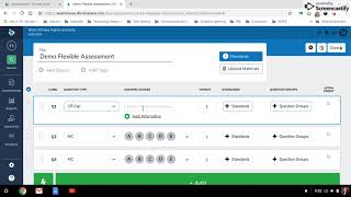 Illuminate:  Explicit Constructed Response in Flexible Assessment