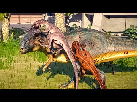 RAPTORS PACK HUNTING vs CARNIVORE DINOSAURS - JURASSIC WORLD EVOLUTION 2