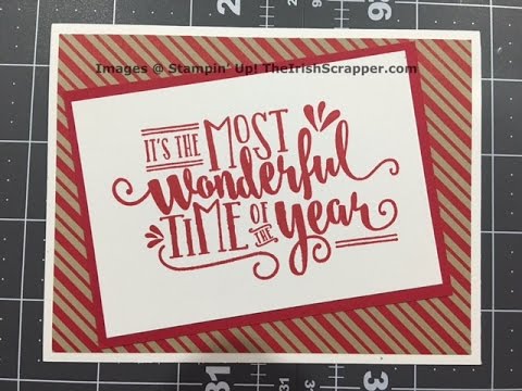 How to make a 2- minute Christmas Card Episode 106