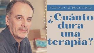 ¿Cuánto dura una terapia psicológica