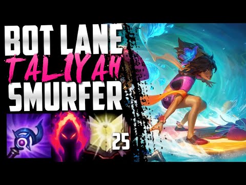 Surfing in challenger with Taliyah bot lane!