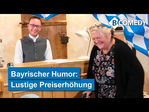 B-COMEDY: Bayerischer Sketch HOTEL, Lustige Preiserhöhung  - bis zum Schluss ansehen: Outtakes