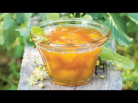 Recette : Confiture de pêches au tilleul