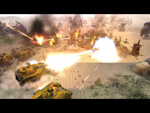 Imperial Fists & Death Korps of Krieg vs Orks - Survival - Unification Mod - Dawn Of War Soulstorm