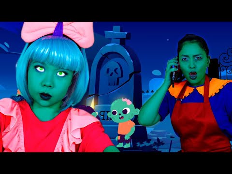 Five Little Zombies Jumping On The Bed🧟 & Zombie Where Are You?  | Kids Funny Songs