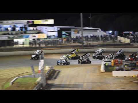 Sprintcar all stars 2019 murry bridge speedway A main 1st lap crash.