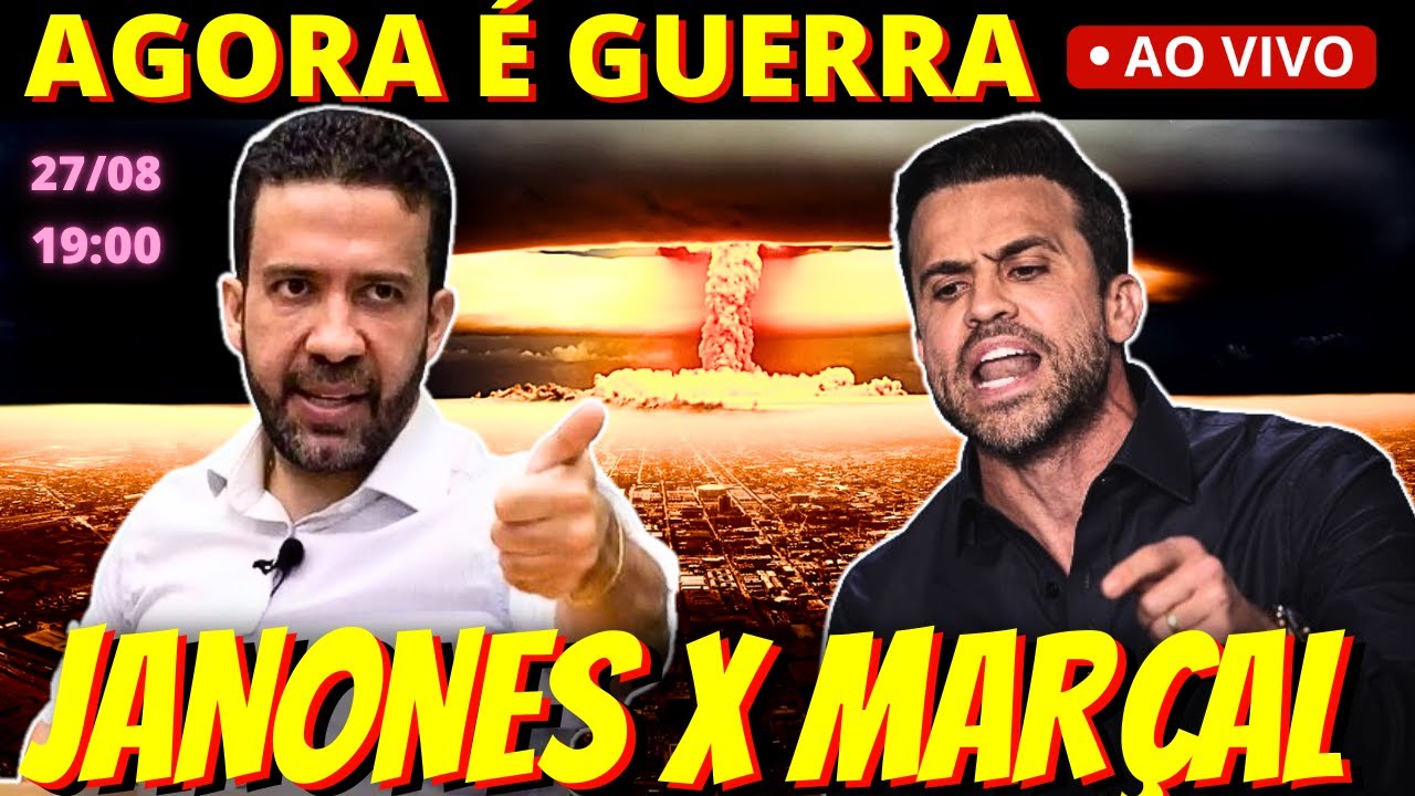 🔴 19h Janones entra em campo em SP para enfrentar Marçal e ajudar Boulos