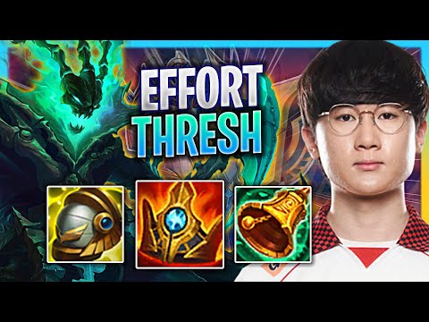 LEARN HOW TO PLAY THRESH SUPPORT LIKE A PRO! | BRO Effort Plays Thresh Support vs Rakan!  Season 202