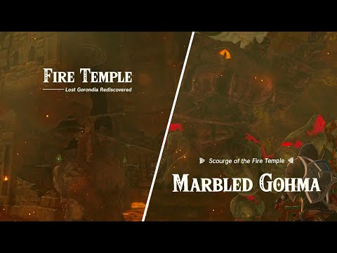 Fire Temple Guide (All Padlocks & Marbled Gohma Boss Fight) - Zelda: Tears of The Kingdom