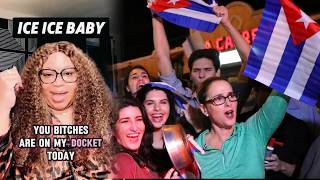 Black MIAMI Resident REJOICES And EXPOSES Racist Miami CUBANS During ICE RAIDS