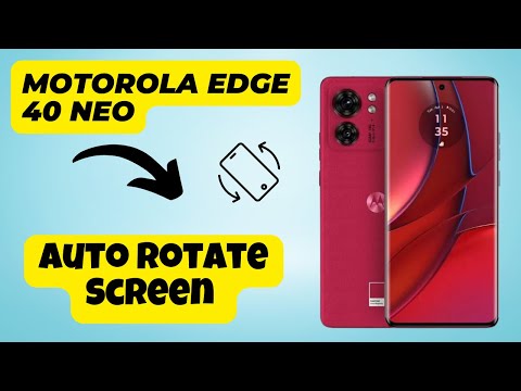 Auto Rotate Screen  Motorola Edge 40 Neo || How to use auto screen || Auto screen settings