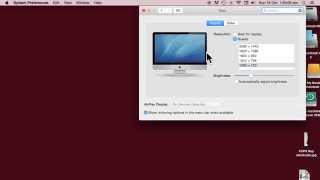 Mac OS X   how to change screen display resolution