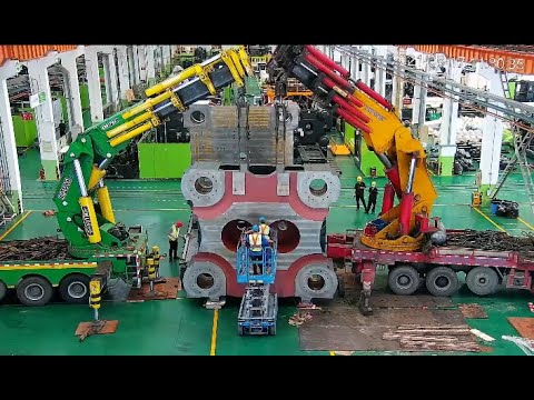 How It’s Made? The Assembly Process of YIZUMI 8500T Injection Molding Machine!