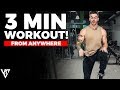 3 Minute Cardio Workout You Can Do Anywhere (TRY THIS!)
