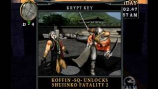 Mortal Kombat Deception - How To Unlock Raiden & Two Other Krypt Keys