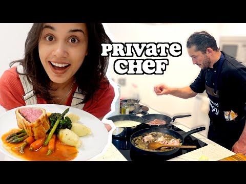 private chef cooks all my meals for a week